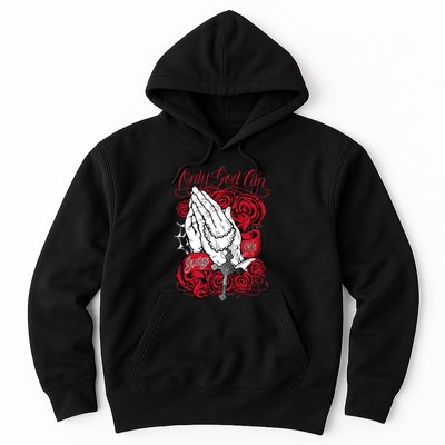 Only God Can Judge Me Red Hoodie