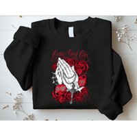 Only God Can Judge Me Red Sweatshirt