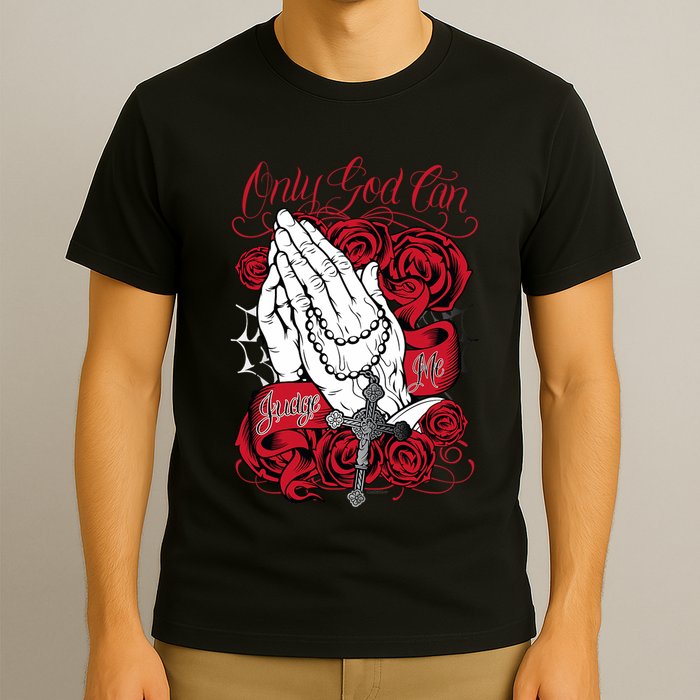 Only God Can Judge Me Red T-Shirt