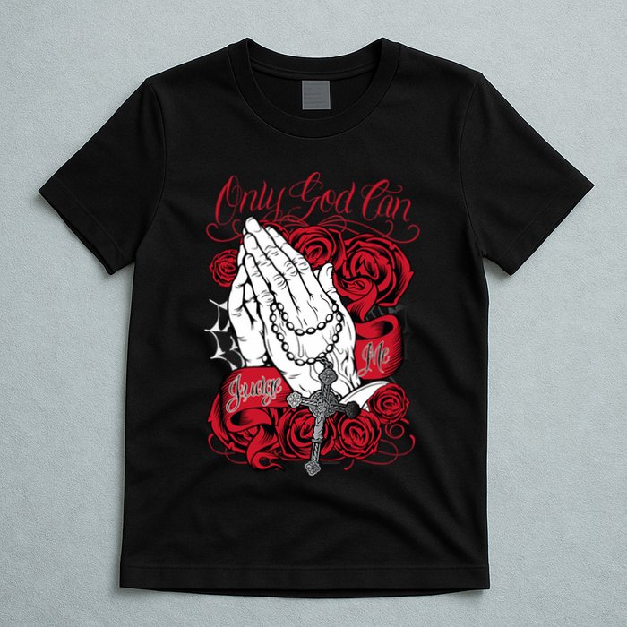 Only God Can Judge Me Red T-Shirt