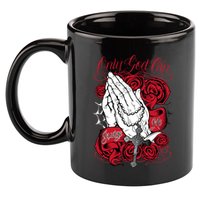 Only God Can Judge Me Red 11oz C Handle Ceramic Mug