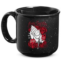 Only God Can Judge Me Red 15oz Campfire Ceramic Mug