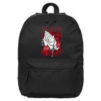 Only God Can Judge Me Red 16 in Basic Backpack