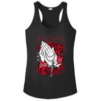 Only God Can Judge Me Red Ladies PosiCharge Competitor Racerback Tank