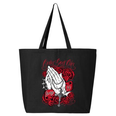 Only God Can Judge Me Red 25L Jumbo Tote