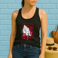 Only God Can Judge Me Red Womens Tank Top