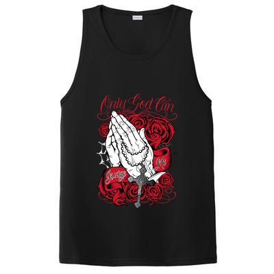 Only God Can Judge Me Red PosiCharge Competitor Tank