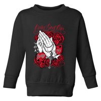 Only God Can Judge Me Red Toddler Sweatshirt