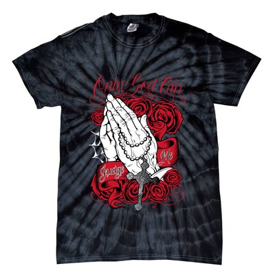 Only God Can Judge Me Red Tie-Dye T-Shirt