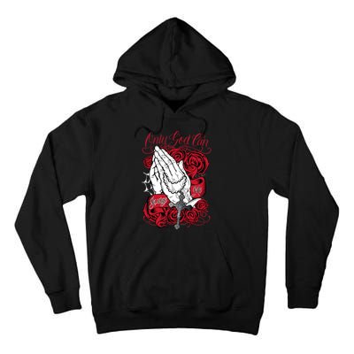 Only God Can Judge Me Red Tall Hoodie