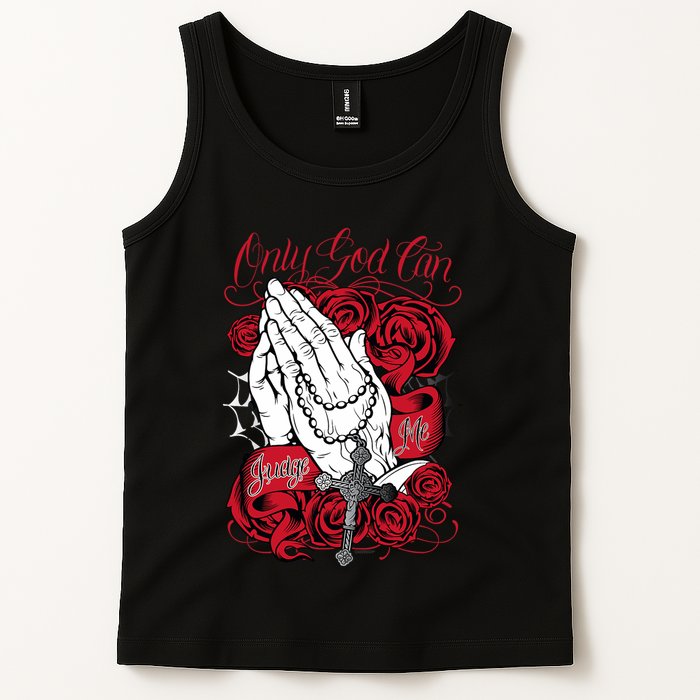 Only God Can Judge Me Red Tank Top