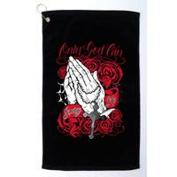 Only God Can Judge Me Red Golf Towel