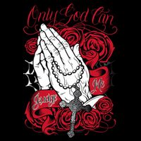 Only God Can Judge Me Red Toddler T-Shirt