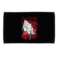 Only God Can Judge Me Red Microfiber Hand Towel