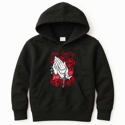 Only God Can Judge Me Red Kids Hoodie