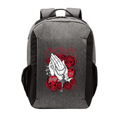 Only God Can Judge Me Red Vector Backpack