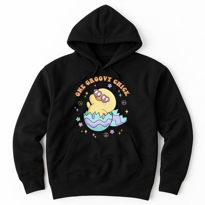 One Groovy Chick Funny Cute Baby Chicken Hoodie