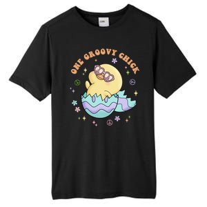 One Groovy Chick Funny Cute Baby Chicken Tall Fusion ChromaSoft Performance T-Shirt