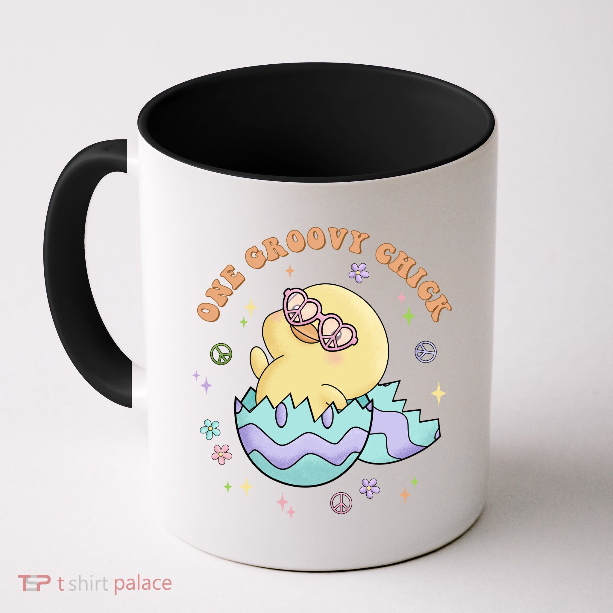 One Groovy Chick Funny Cute Baby Chicken Mug