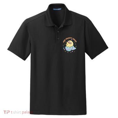 One Groovy Chick Funny Cute Baby Chicken Dry Zone Grid Polo