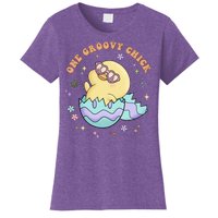 One Groovy Chick Funny Cute Baby Chicken Women's T-Shirt