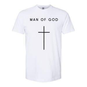 Of God Cross Minimalist Christian Religious Jesus Gift Softstyle CVC T-Shirt