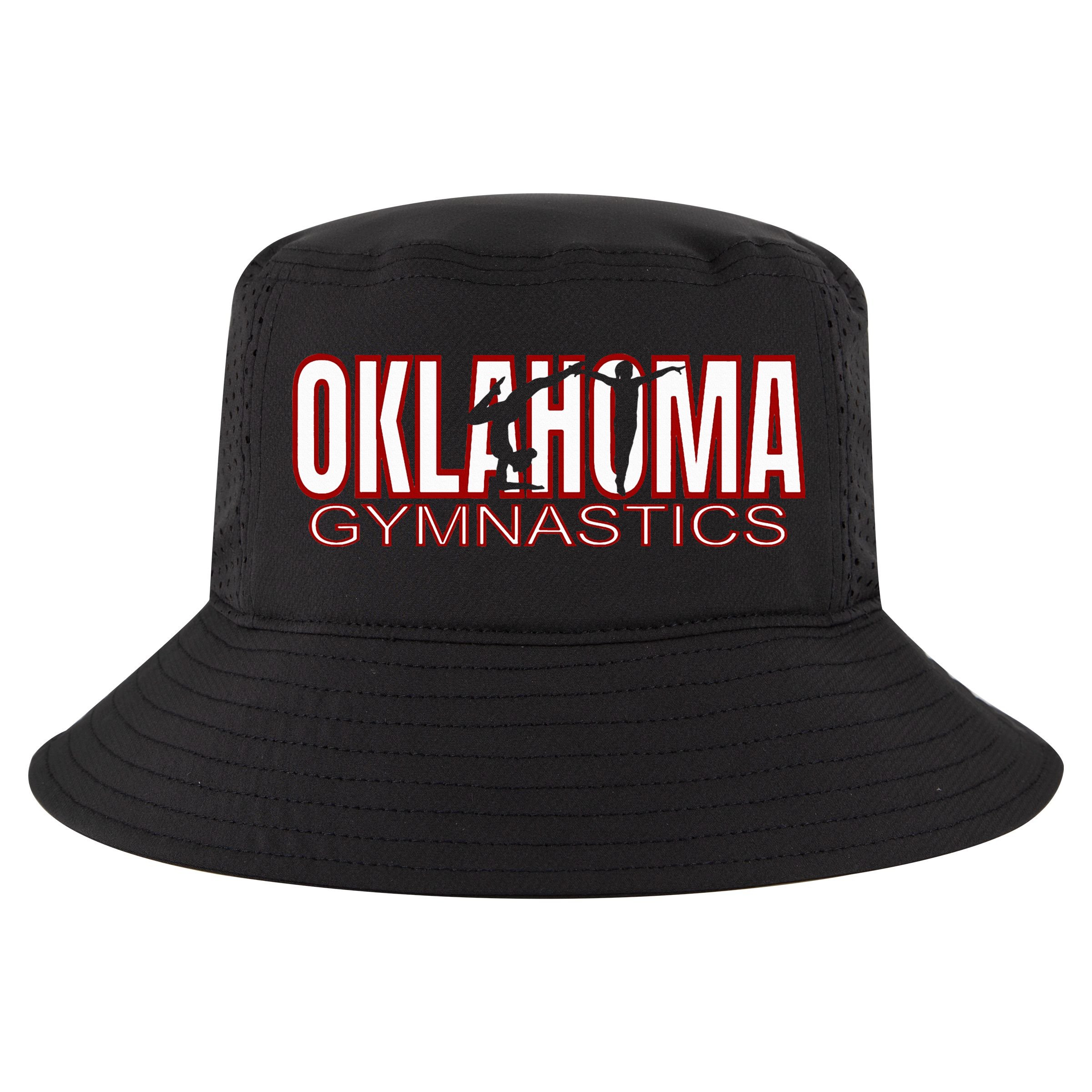 Oklahoma Gymnastics Competition Gymnast Cool Comfort Performance Bucket Hat
