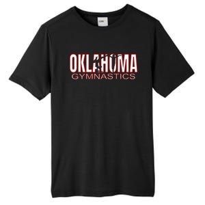 Oklahoma Gymnastics Competition Gymnast Tall Fusion ChromaSoft Performance T-Shirt