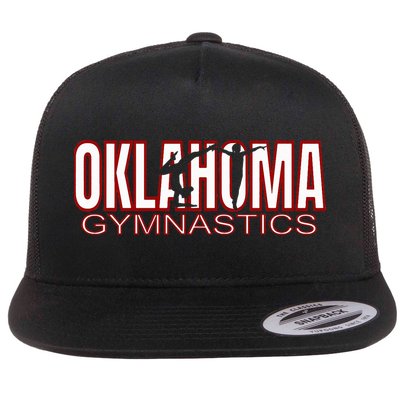 Oklahoma Gymnastics Competition Gymnast Flat Bill Trucker Hat