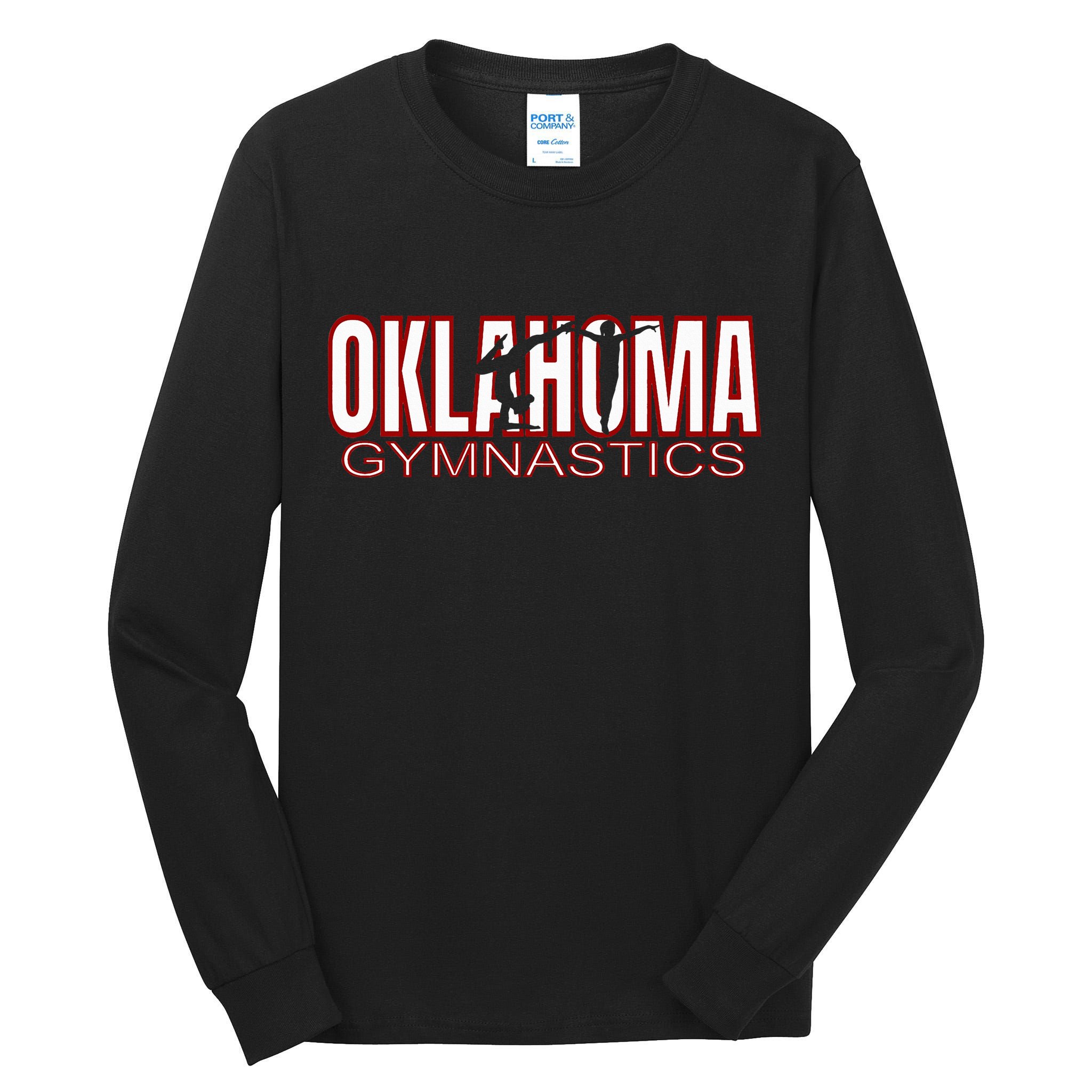 Oklahoma Gymnastics Competition Gymnast Tall Long Sleeve T-Shirt