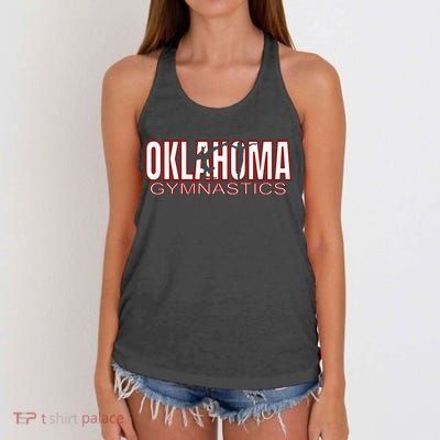 Oklahoma Gymnastics Competition Gymnast Women's Knotted Racerback Tank