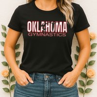 Oklahoma Gymnastics Competition Gymnast Womens T-Shirt