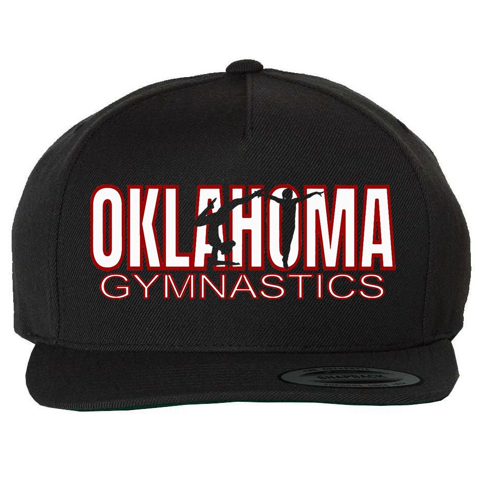 Oklahoma Gymnastics Competition Gymnast Wool Snapback Cap