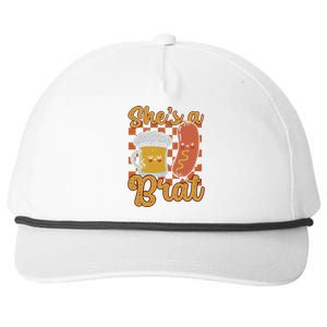 Oktoberfest German Drinking SheS A Brat Couple Matching Snapback Five-Panel Rope Hat