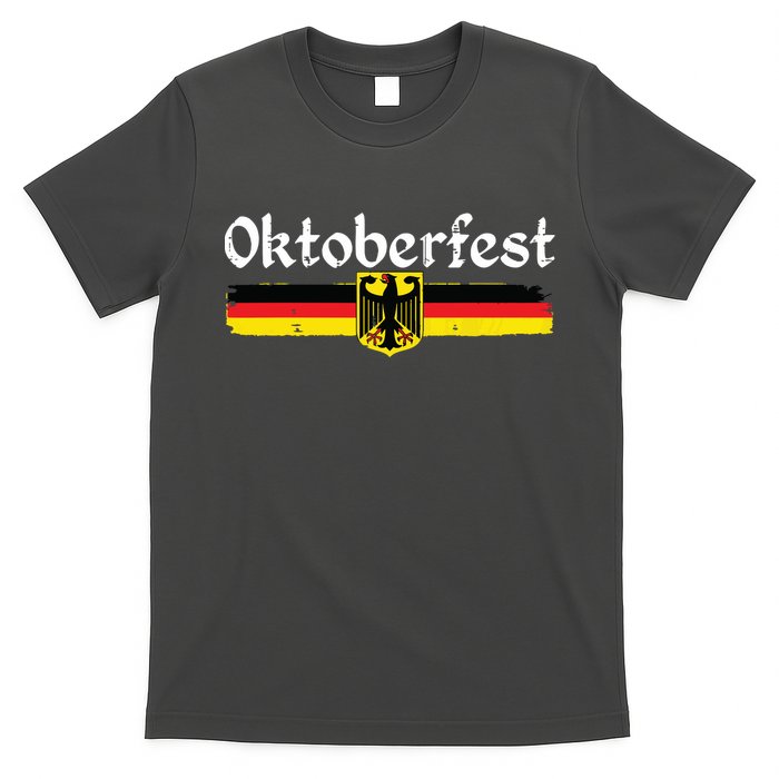 Oktoberfest German Drinking Vintage German Flag T-Shirt