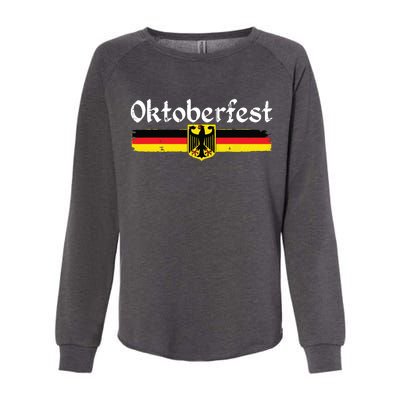 Oktoberfest German Drinking Vintage German Flag Womens California Wash Sweatshirt