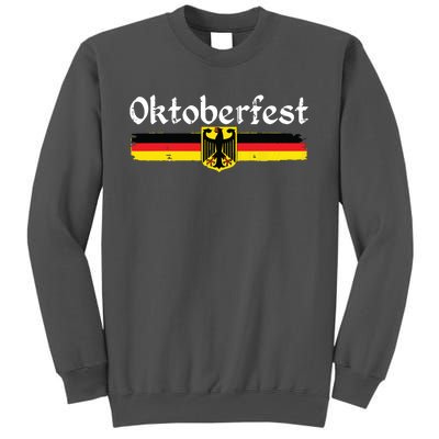 Oktoberfest German Drinking Vintage German Flag Tall Sweatshirt