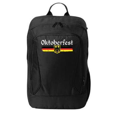 Oktoberfest German Drinking Vintage German Flag City Backpack