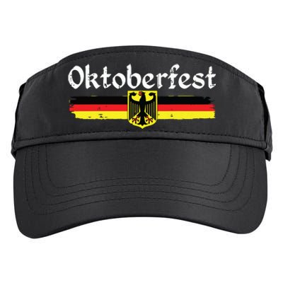 Oktoberfest German Drinking Vintage German Flag Adult Drive Performance Visor