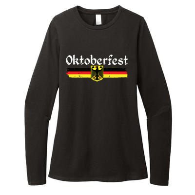 Oktoberfest German Drinking Vintage German Flag Womens CVC Long Sleeve Shirt