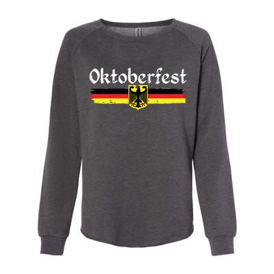 Oktoberfest German Drinking Vintage German Flag Womens California Wash Sweatshirt