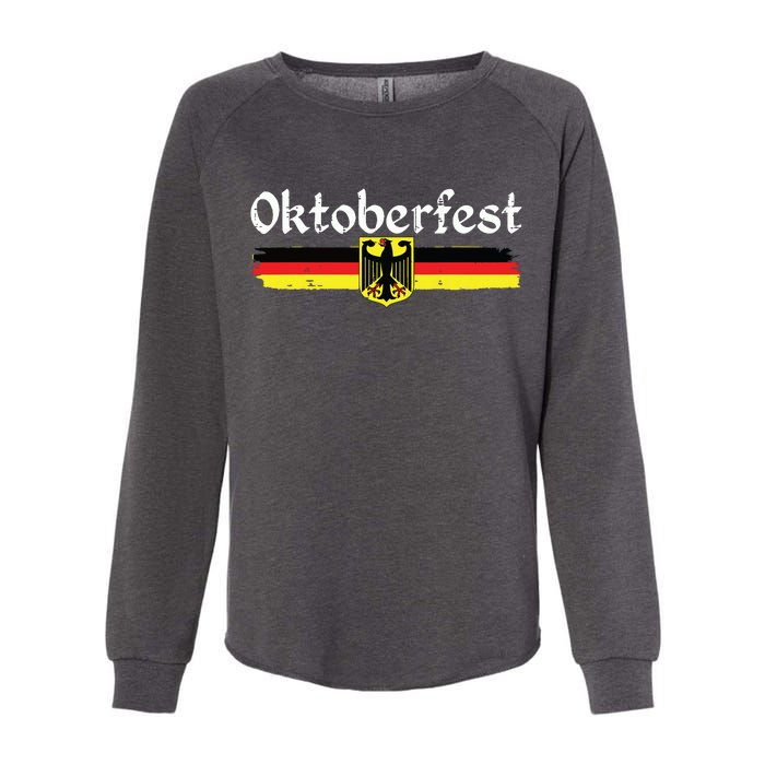 Oktoberfest German Drinking Vintage German Flag Womens California Wash Sweatshirt