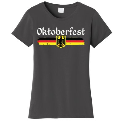 Oktoberfest German Drinking Vintage German Flag Women's T-Shirt