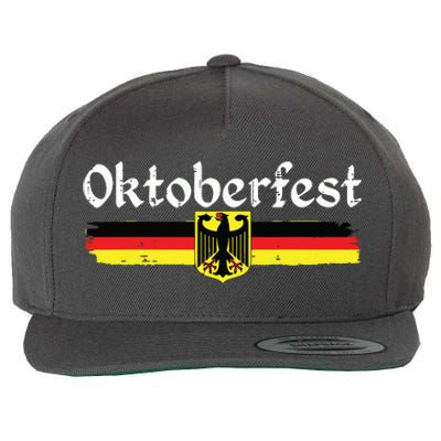 Oktoberfest German Drinking Vintage German Flag Wool Snapback Cap