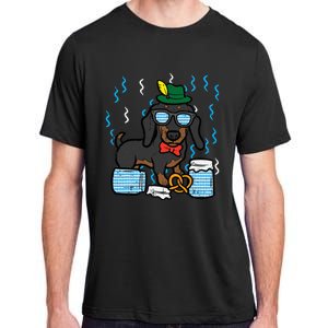 Oktoberfest German Dachshund Dog Owner Doxie Adult ChromaSoft Performance T-Shirt