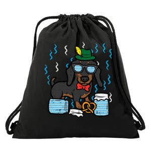 Oktoberfest German Dachshund Dog Owner Doxie Drawstring Bag