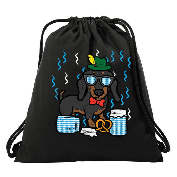 Oktoberfest German Dachshund Dog Owner Doxie Drawstring Bag