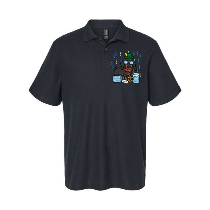 Oktoberfest German Dachshund Dog Owner Doxie Softstyle Adult Sport Polo