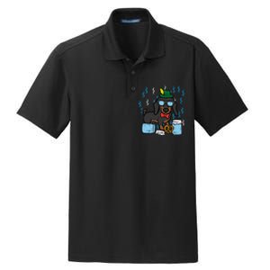 Oktoberfest German Dachshund Dog Owner Doxie Dry Zone Grid Polo