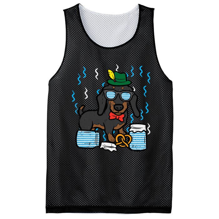 Oktoberfest German Dachshund Dog Owner Doxie Mesh Reversible Basketball Jersey Tank